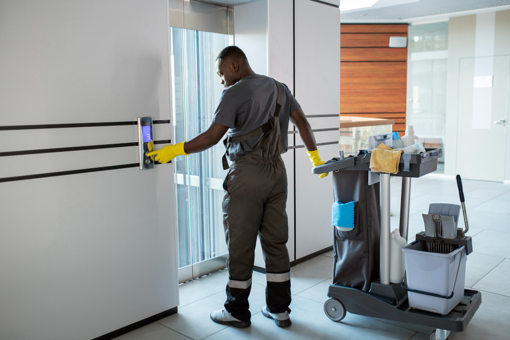 Commercial office cleaning